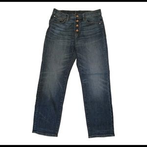 J Crew multi button jeans